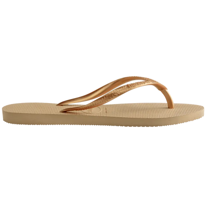 Slim Flip Flops Golden