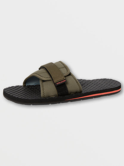 ECO RECLINER SLIDE - Black Grey & Military